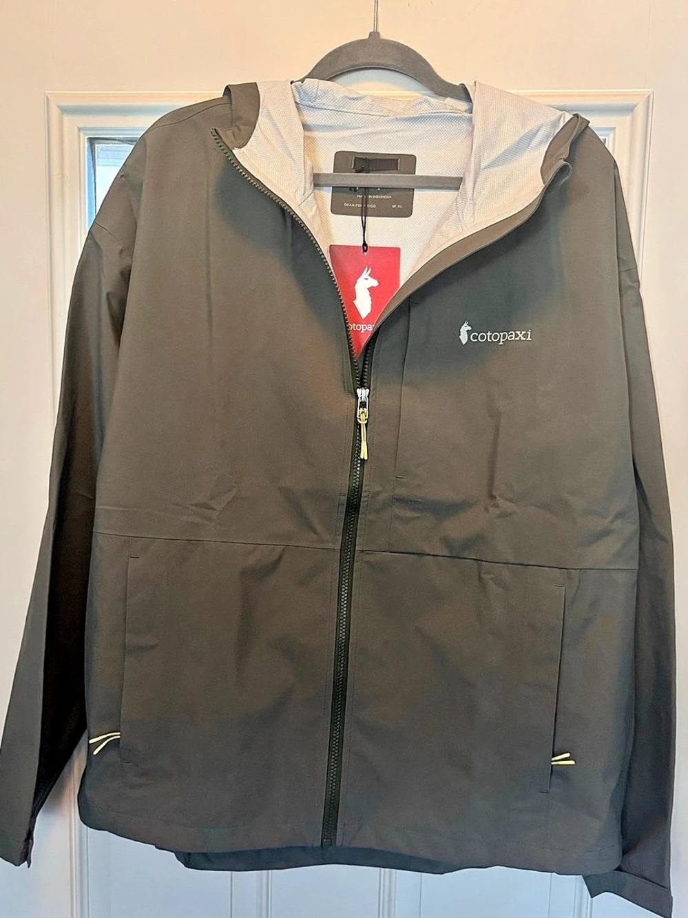 Cotopaxi Cielo Rain Jacket Hooded Rain Jacket in Green XL NWT
